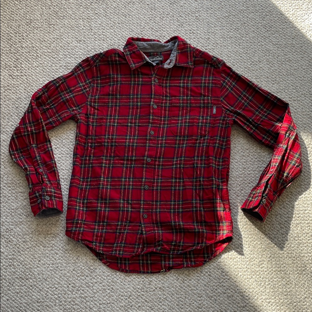 Men’s Eddie Bauer Plaid Flannel Shirt